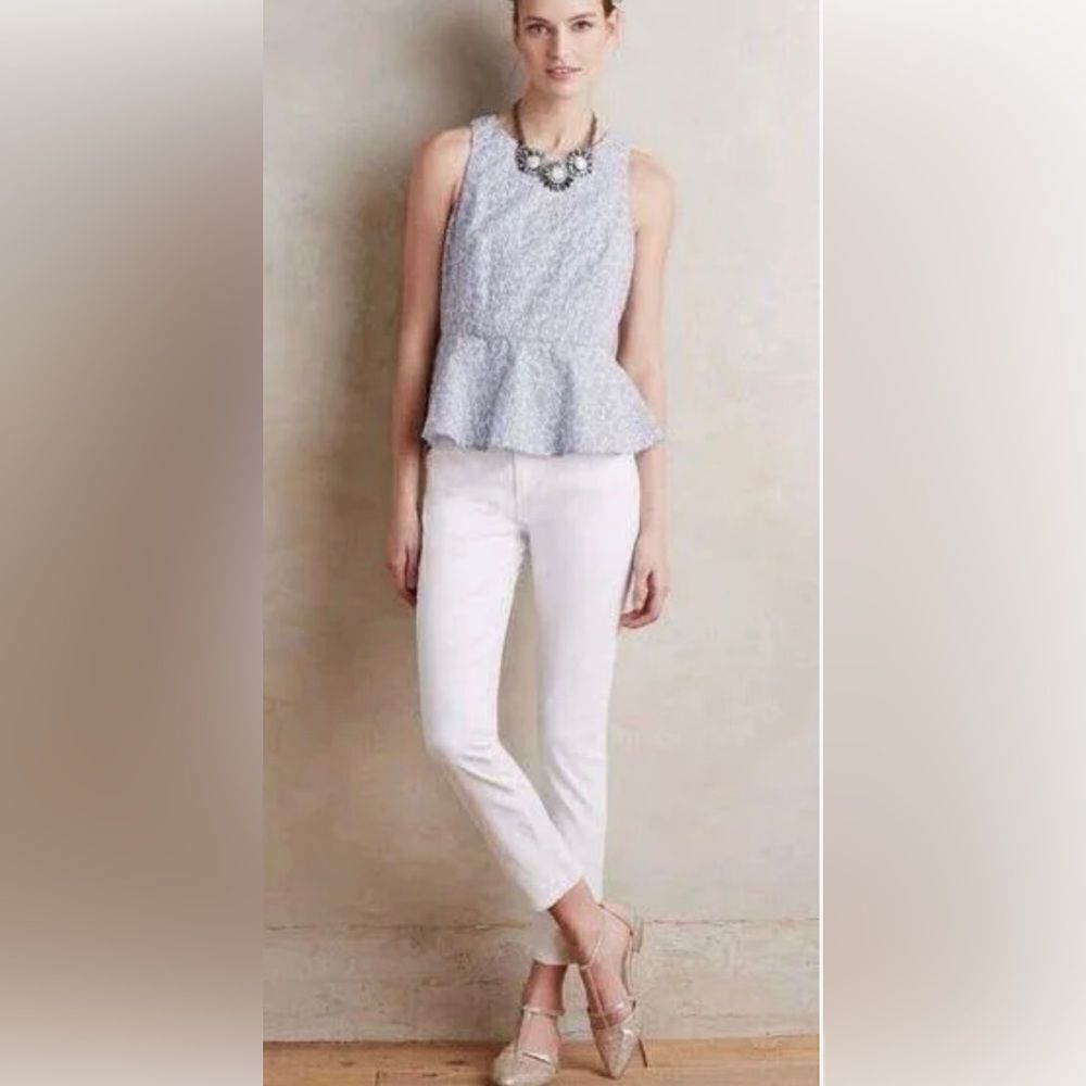 HD in Paris Eyelet Peplum Top